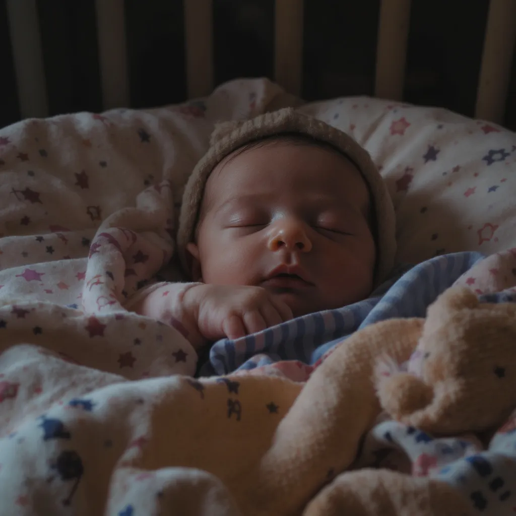Bébé dormant paisiblement dans une gigoteuse adaptée à la nuit