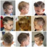 Collage différentes coupe tendance bébé garcon 1 an